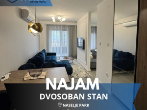Iznajmljuje se luksuzan dvosoban stan, naselje Park