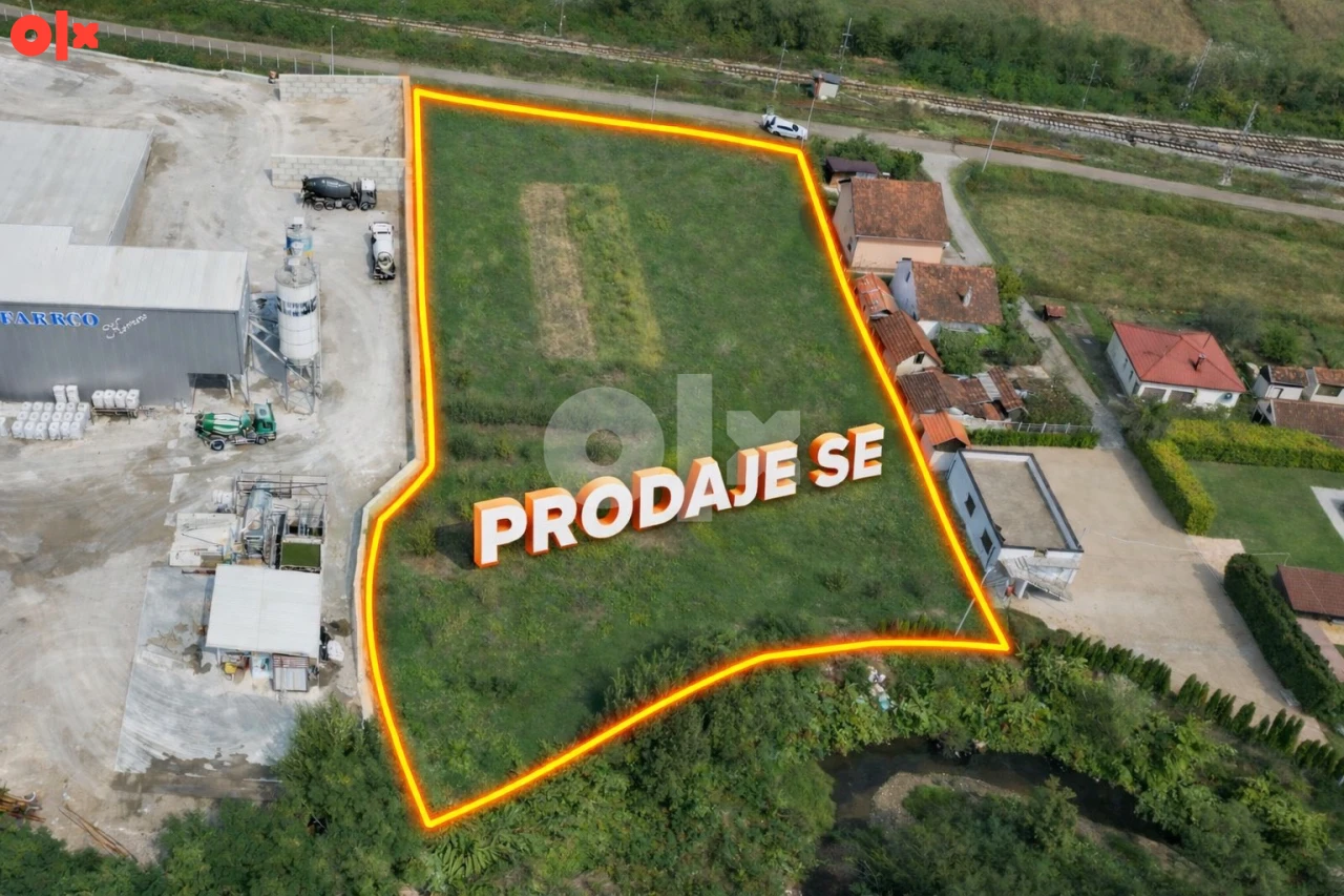 Gradjevinsko zemljište Banja Luka industrijska zona Ramići 4040m2