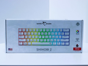 Gaming tastatura mehanička bijela WHITE SHARK SHINOBI 2