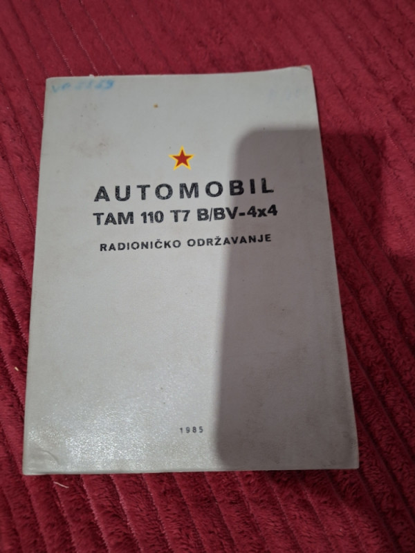 TAM 110 T7 KNJIGA RADIONIČKO ODRŽAVANJE I REMONT