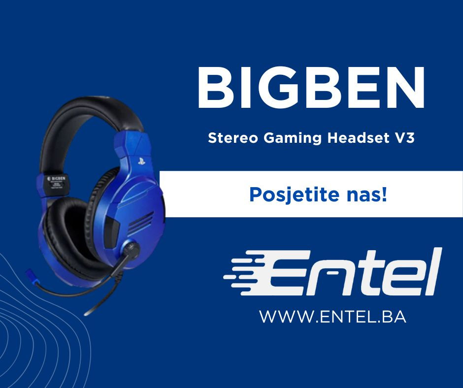PS4 Bigben Stereo Gaming Slušalice V3 Blue Slušalice za konzole