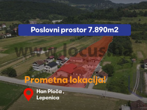 LOCUS: Poslovni objekat na parceli 7.890m2, Lepenica
