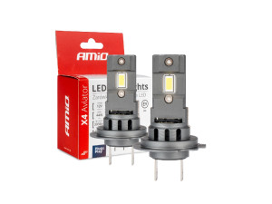 Auto sijalica H7 H18 X4 Aviator CANBUS LED 6500K AMIO 041747