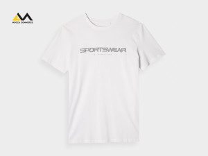 4F Majica White WAW24TTSHM1586-10S