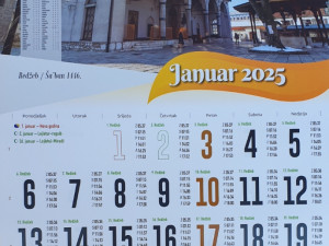 Kalendar sa vaktijom 2025