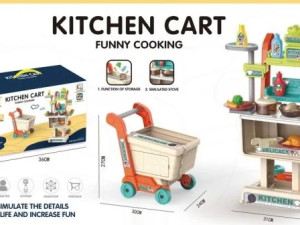 Kuhinja, kolica za kupovinu, market, igracke set