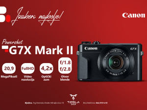 NA STANJU! Fotoaparat Canon PowerShot G7X Mark II Premium Kit