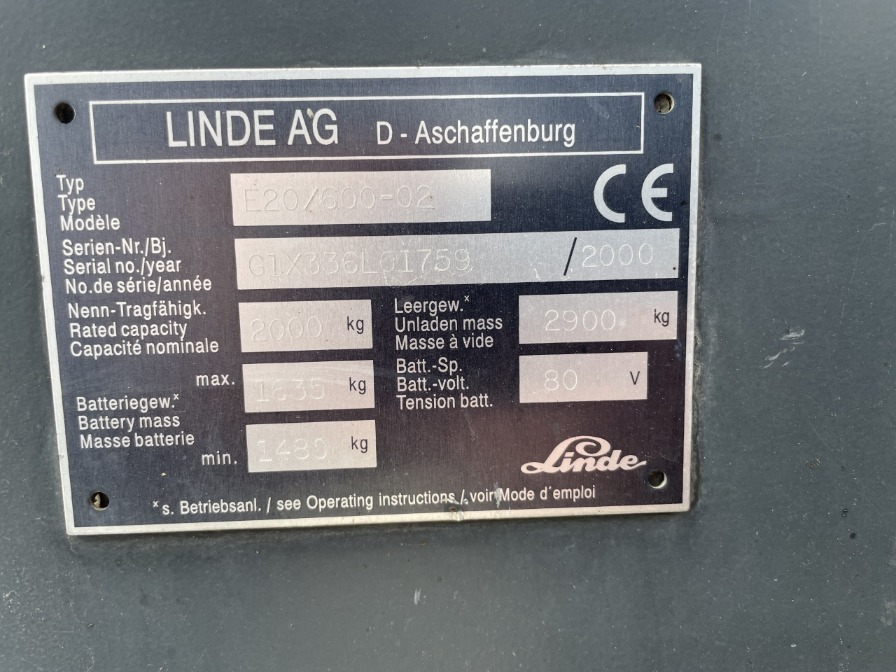 Viljuskar Linde E20