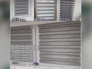 Zebra zavjese dan noc na busenje i na kacanje