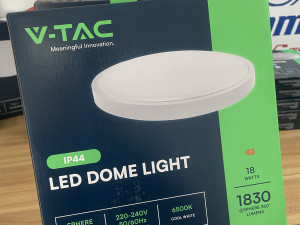 Led panel nadgradni 18W 6500K IP44 okrugli bijeli