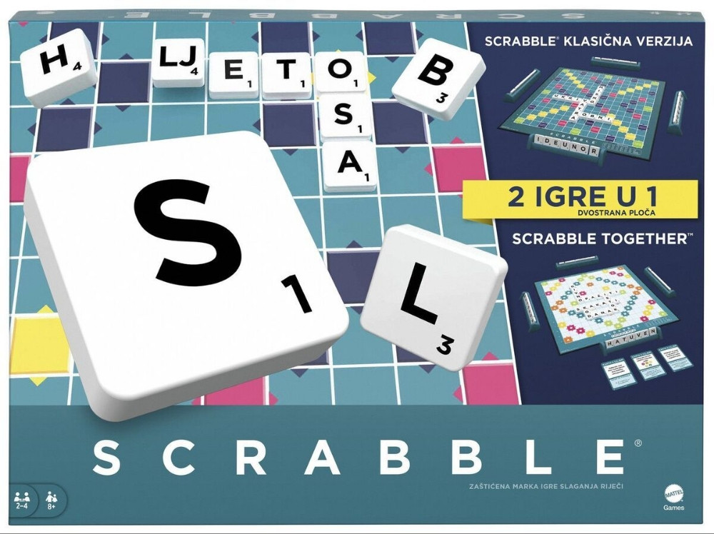 Scrabble original 2u1 set