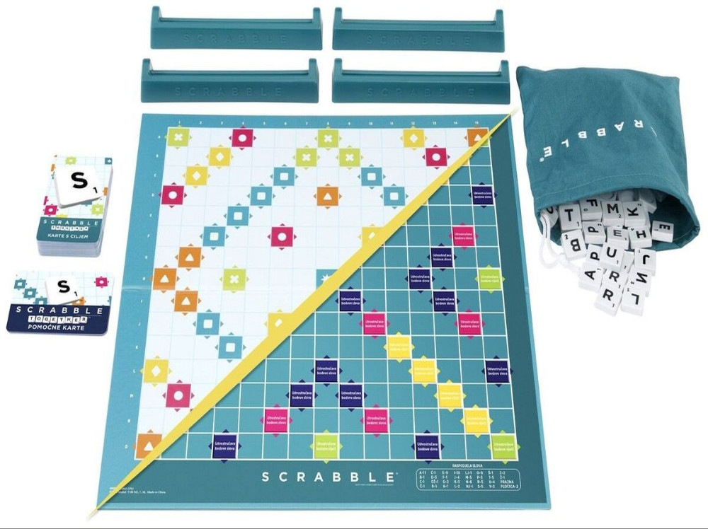 Scrabble original 2u1 set