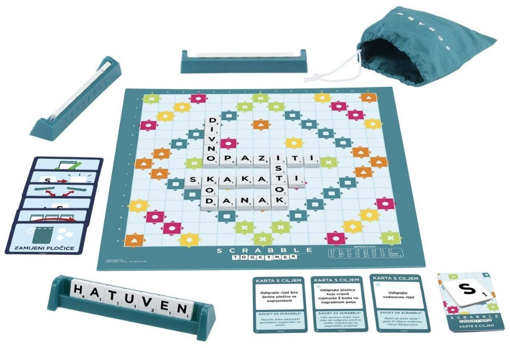 Scrabble original 2u1 set