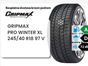 245/40 R 18 97V XL GRIPMAX PRO WINTER