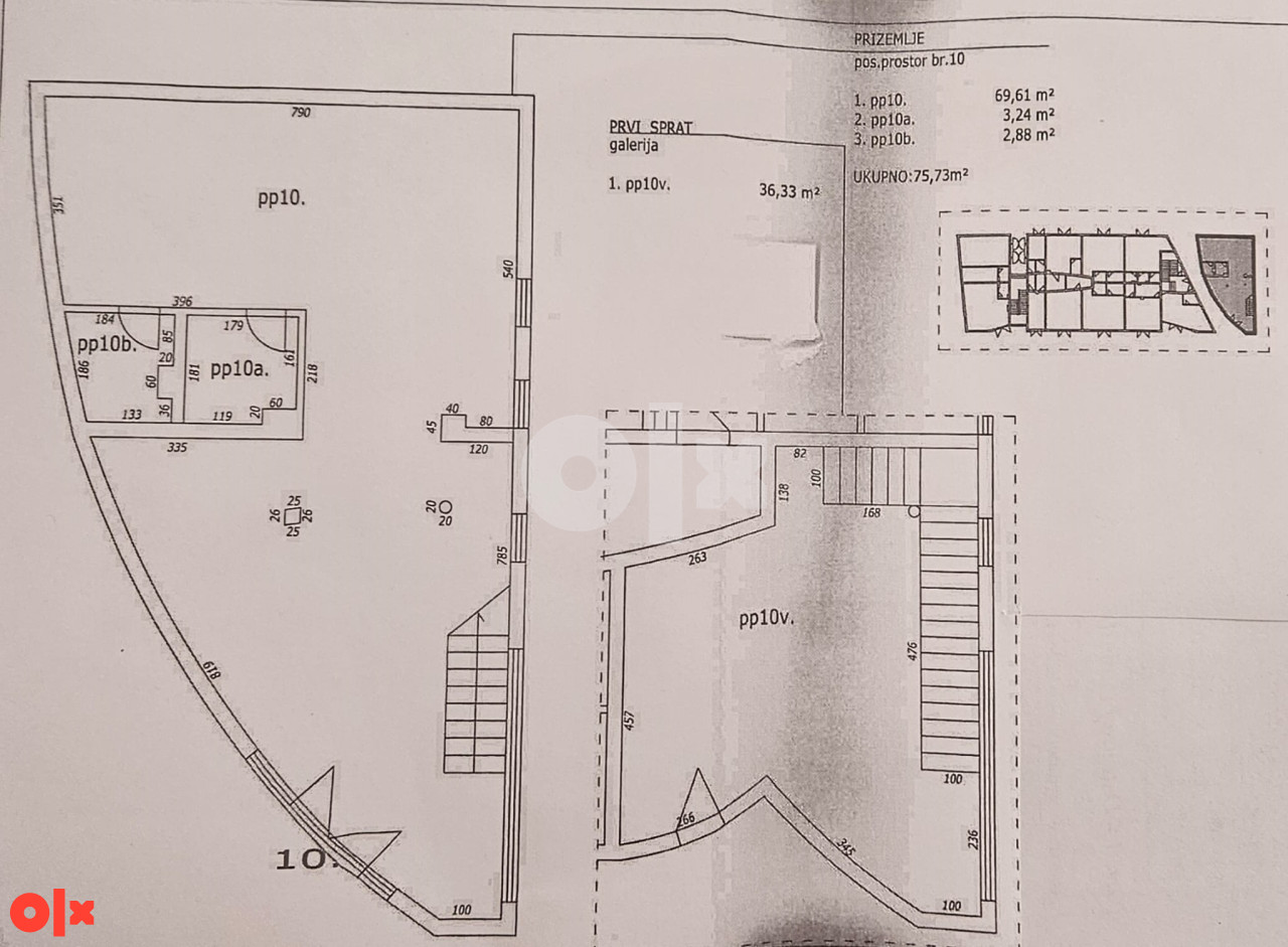 Poslovni prostor Kreševo 112m2 Prodaja/Iznajmljivanje