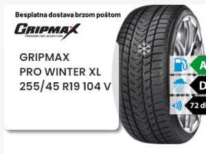 255/45 R 19 104V XL GRIPMAX PRO WINTER