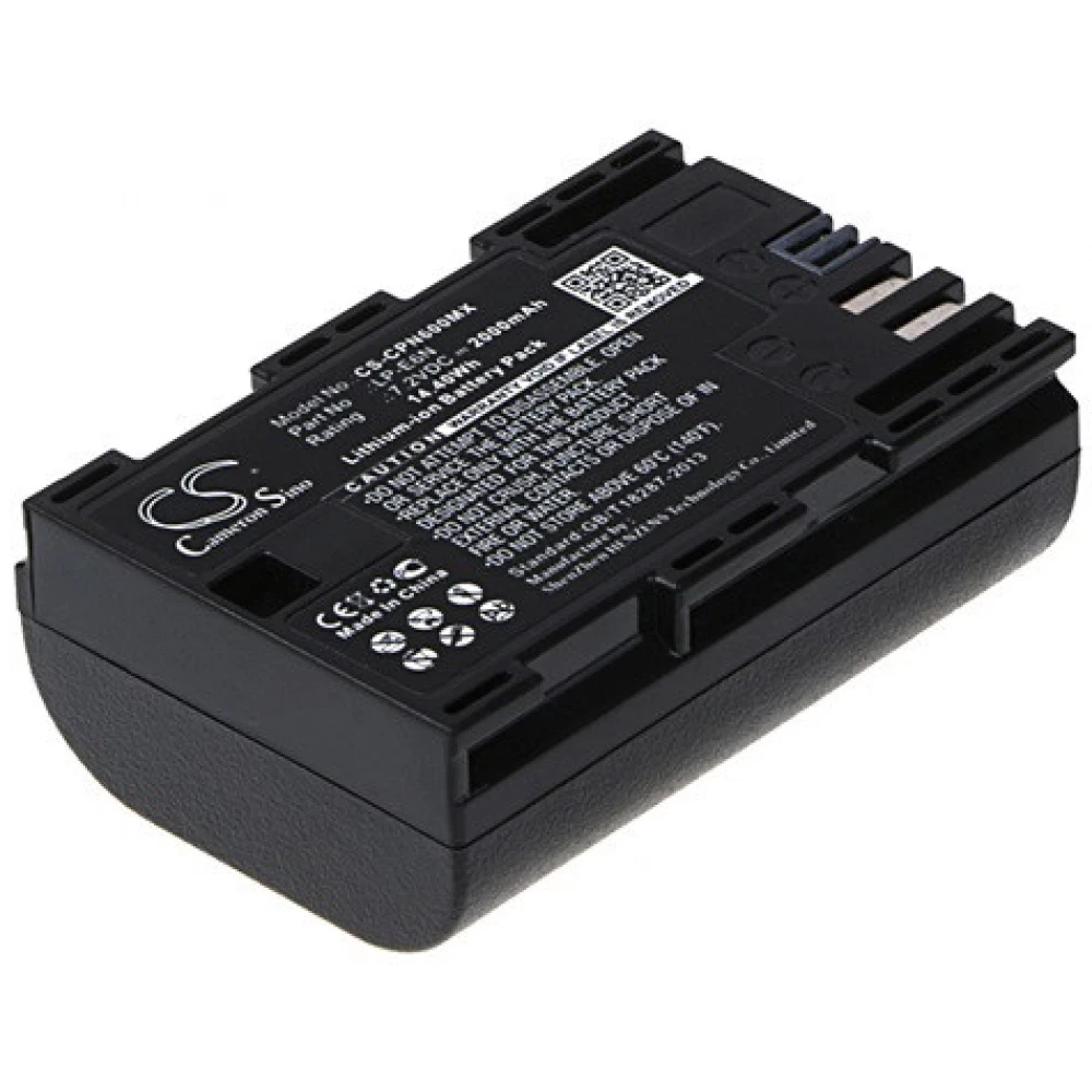 REALPOWER CPN600MX Canon 7.2V 2000mAh aftermarket akku
