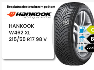 215/55 R 17 98V XL HANKOOK W462