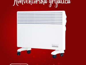 Konvektorska grijalica 1500W, električna