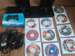2X Play Station 2 Slim 10 igrica ( Ps2 10 igara )