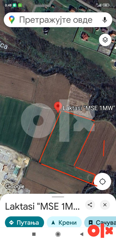 Građevinsko zemljište Laktaši - V. Blaško 10600m2