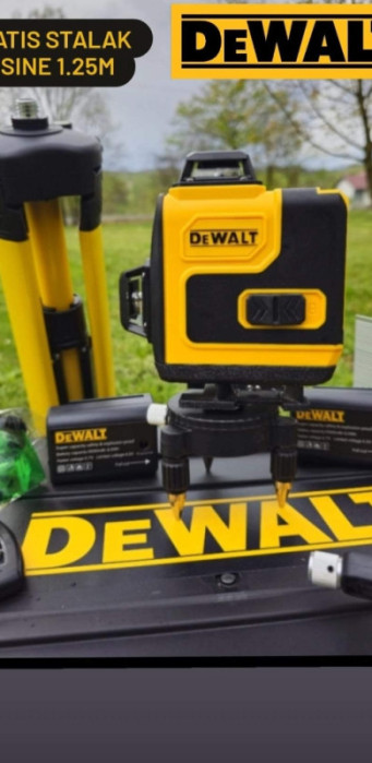 Laser dewalt 4 D gradjevinski +tronozac