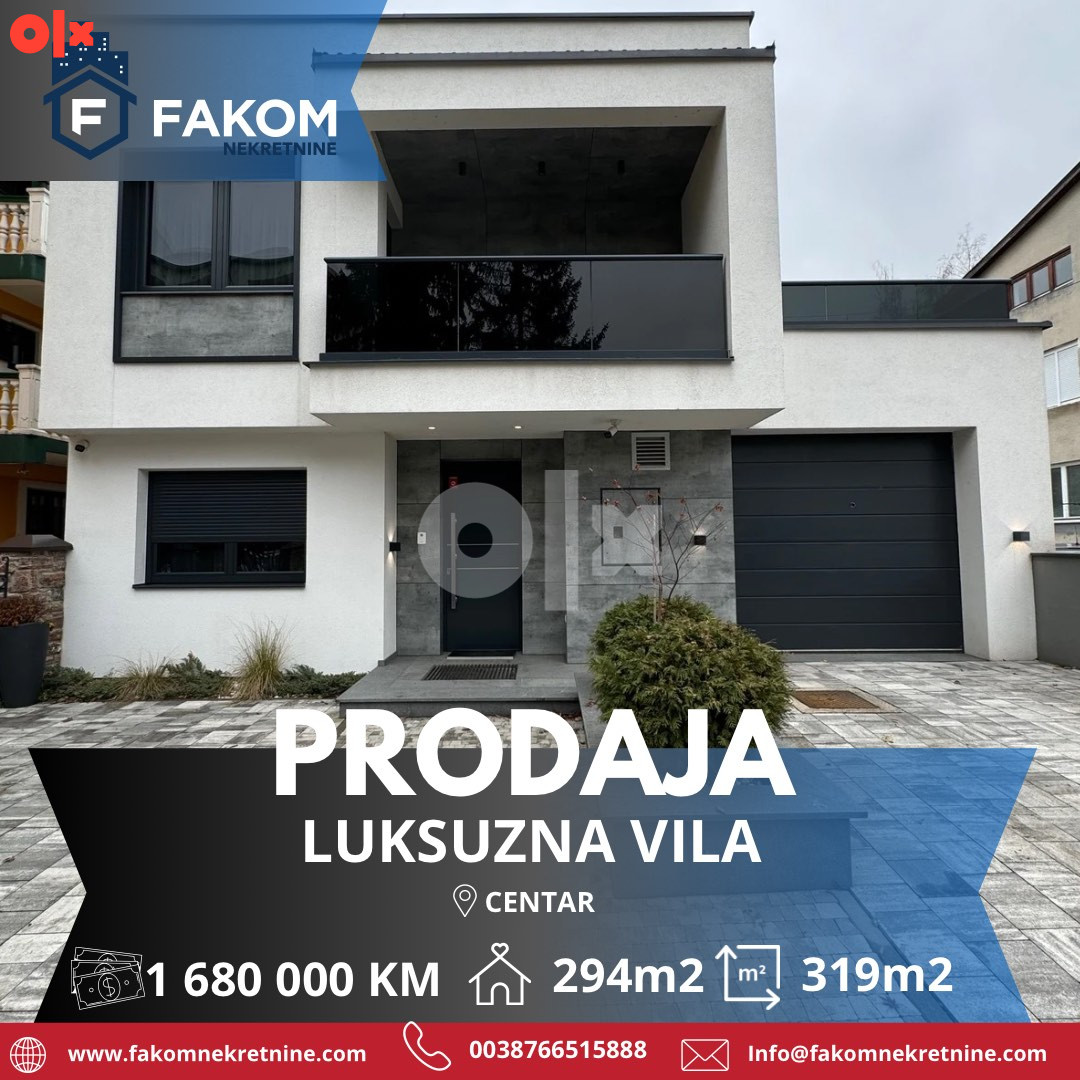 Na prodaju luksuzna vila, Centar Banja Luka