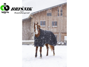 Vodootporna deka za konja podstavljena polarnim flisom 209 cm