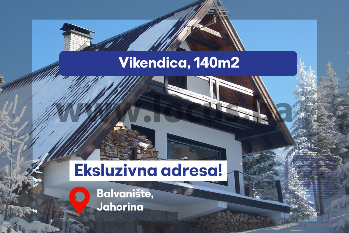 LOCUS: Vikendica pored ski staze, Balvanište, Jahorina