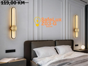 Zidna lampa - svjetiljka - SafeLux Z03-G Zlatna