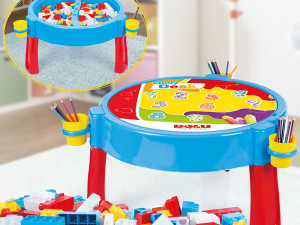 Stol 2 u 1 sa kockama, kocke, slagalice, igracke