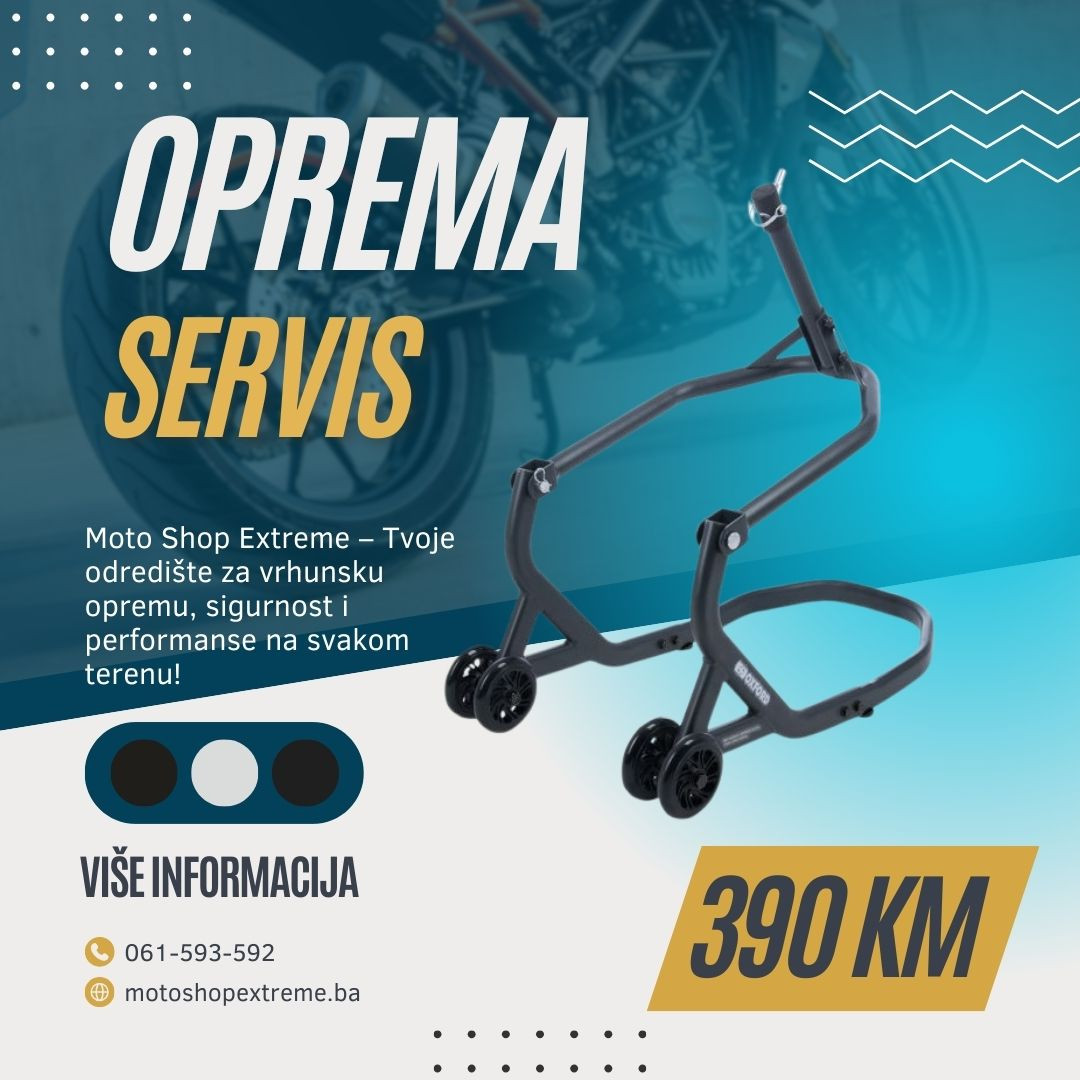 ŠTENDER ZA MOTOR MOTOCIKL OXFORD TROKUT PREDNJI