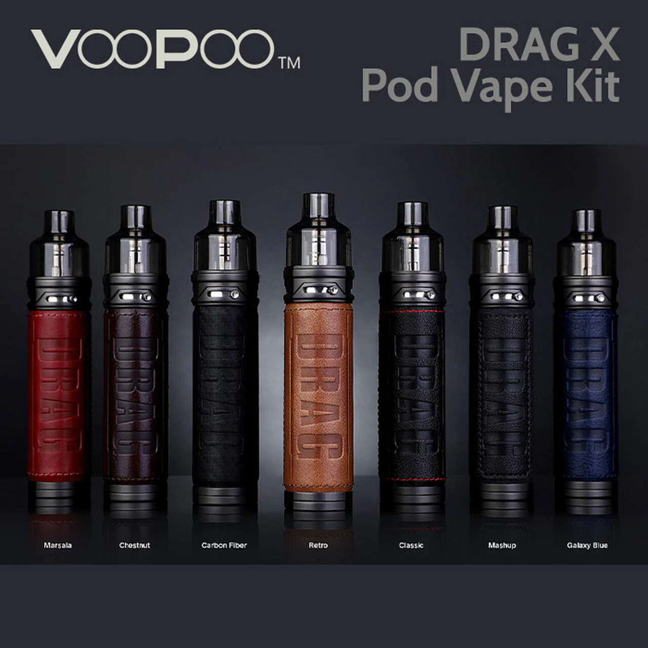 Voopoo Drag X Vape Pod Mod Kit 80W 4.5ml