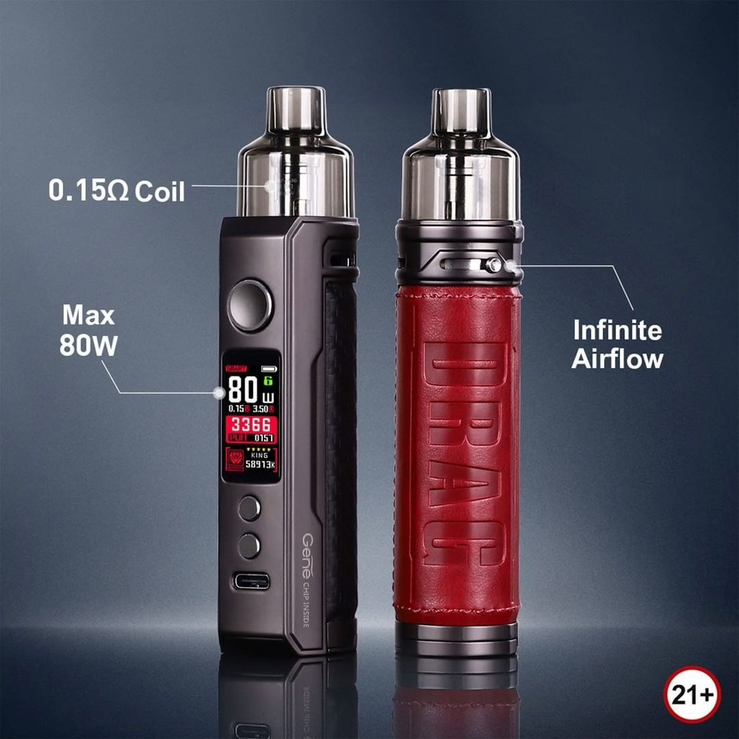 Voopoo Drag X Vape Pod Mod Kit 80W 4.5ml
