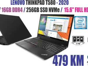 LAPTOP LENOVO T580 i7 8550U /16GB DDR4  /256GB SSD/15.6"