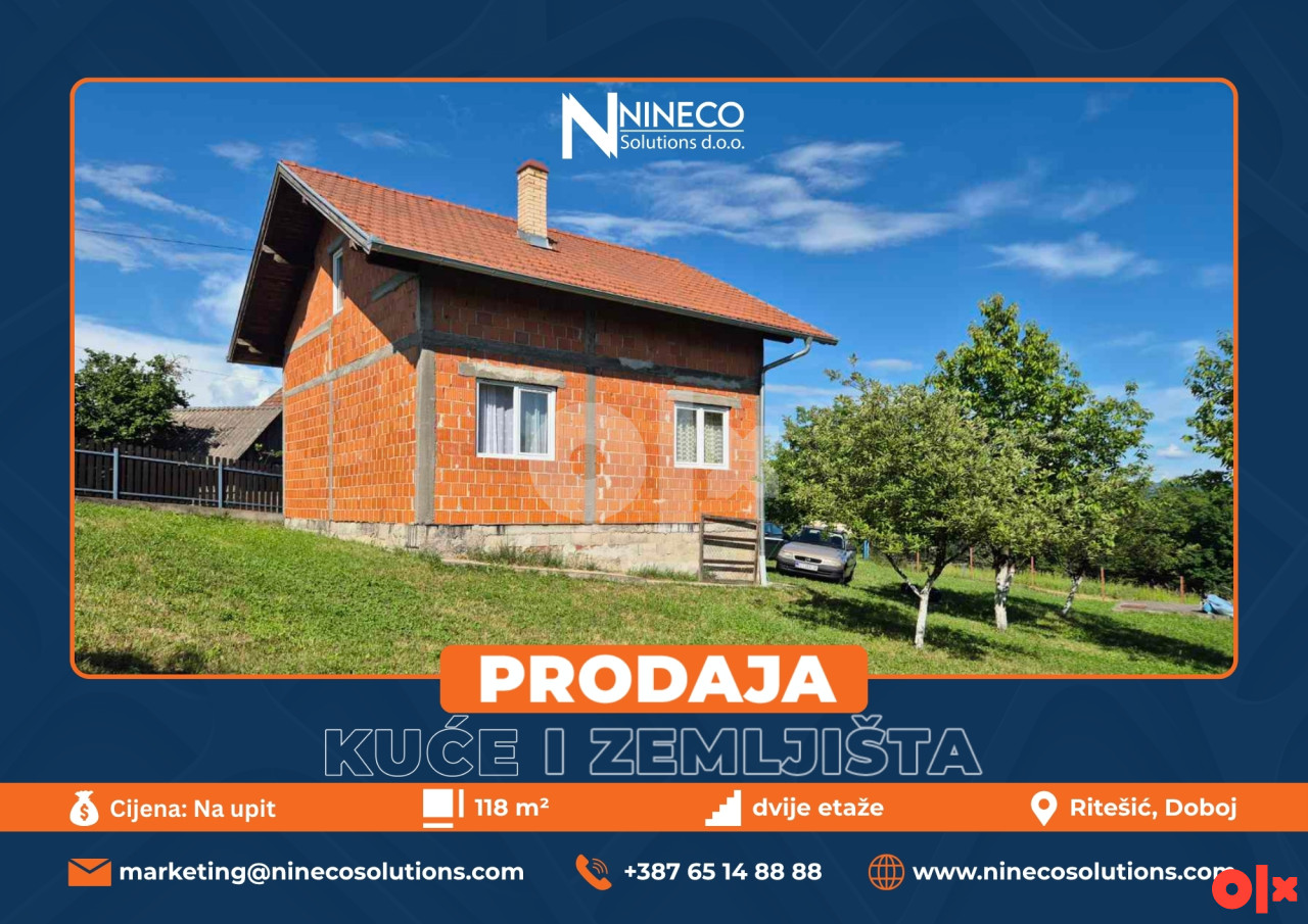 KUĆA - DOBOJ - RITEŠIĆ - 118 m2