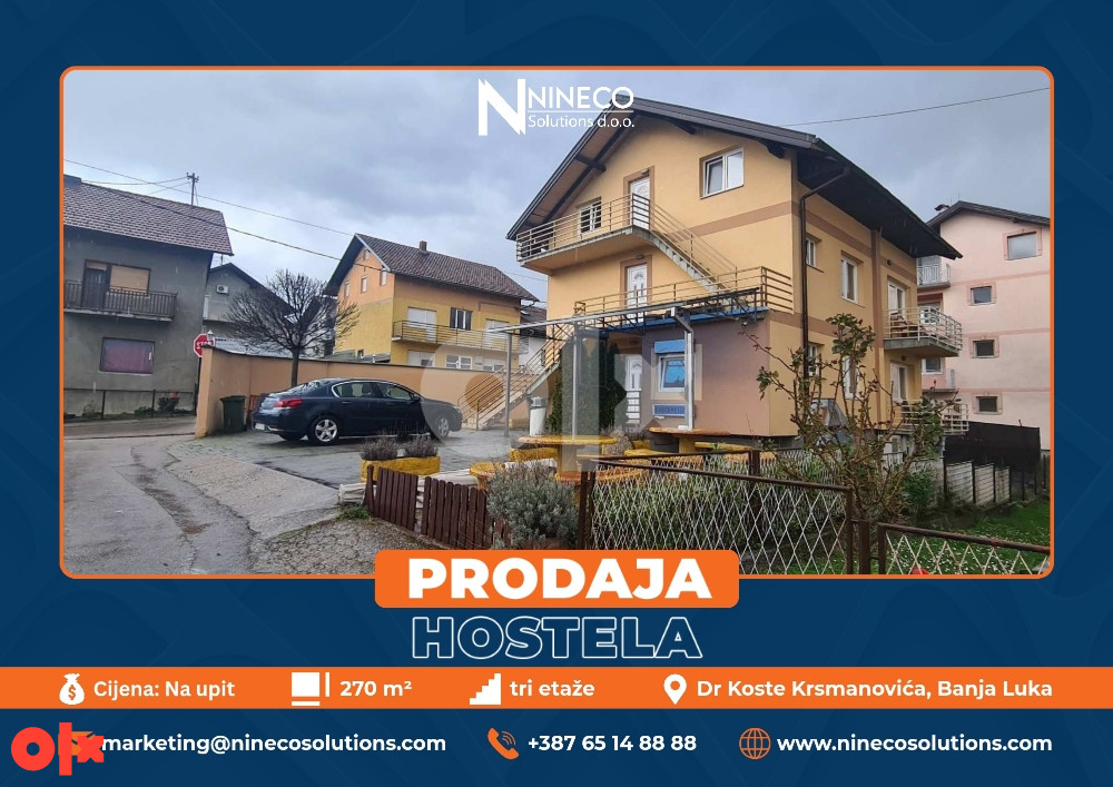 HOSTEL - BANJA LUKA - 270 m2