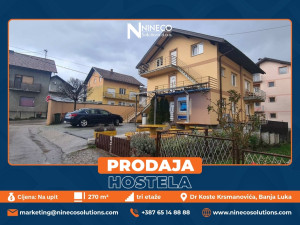 HOSTEL - BANJA LUKA - 270 m2