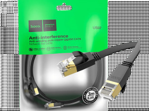 Mrežni kabal, CAT6, Gigabit Ethernet, ravni, 3m