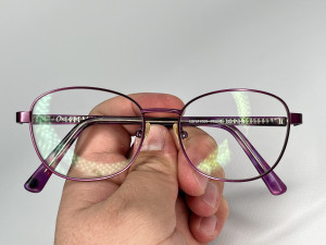 1796 mod. Prune ženski dioptrijski okvir