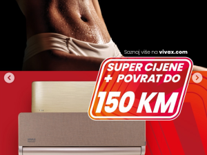 Vivax 18-ka AERI INVERTER -20 A++  dva grijača