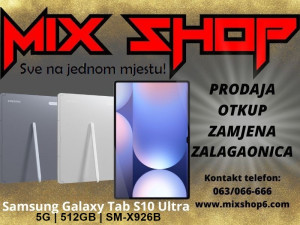 GALAXY TAB S10 ULTRA 5G 14.6" 512GB +S-PEN Garancija SM-X926B Lte
