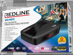 Prijemnik zemaljski DVB-T2, FullHD, HDMI, SCART