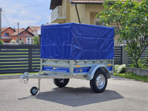 Auto prikolica VESTA LIGHT 15  151x113x37 cm sa ceradom cerada