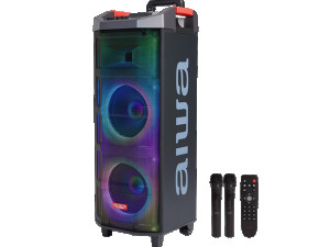 AIWA karaoke zvučnik KBTUS-710MKII s 2 mikrofona