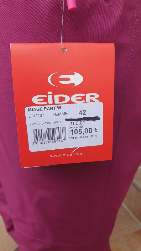 PLANINARSKE / SKIJAŠKE HLAČE "EIDER" MIAGE PANT W