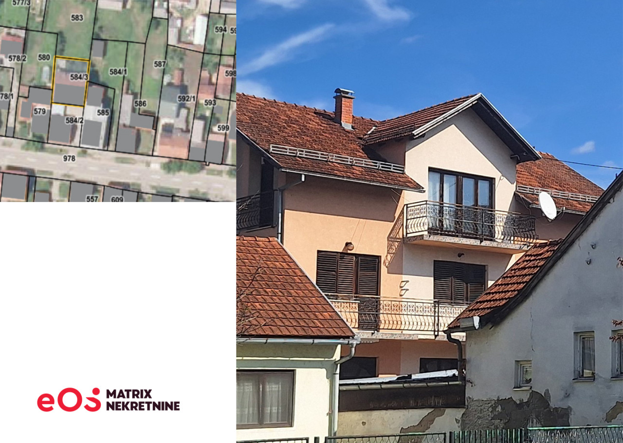 EOS/Kuća sa poslovnim prostorom/Kostajnica/272.28 m2
