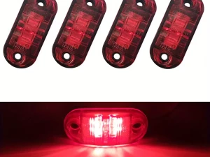 Led gabariti za kamione šlepe prikolice 4 komada crvena