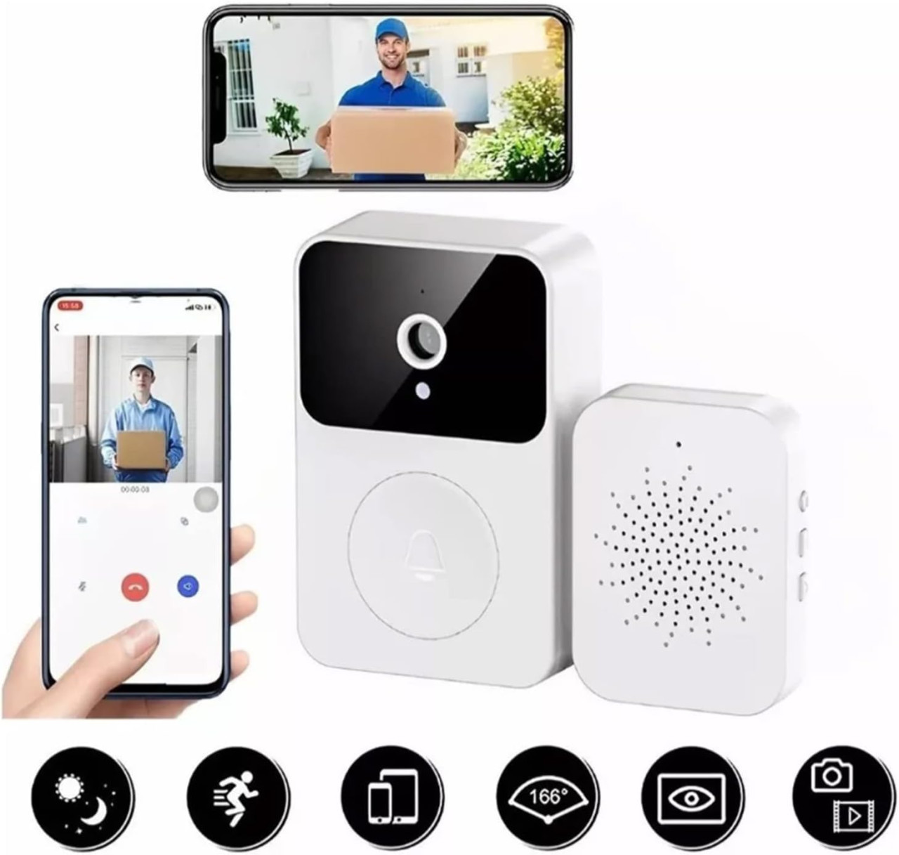 Pametno bežično WiFi kućno zvono sa kamerom