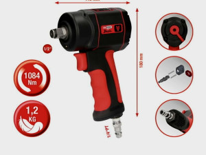 PNEUMATSKI UDARNI ODVIJAČ 1/2" KS TOOLS 1084Nm